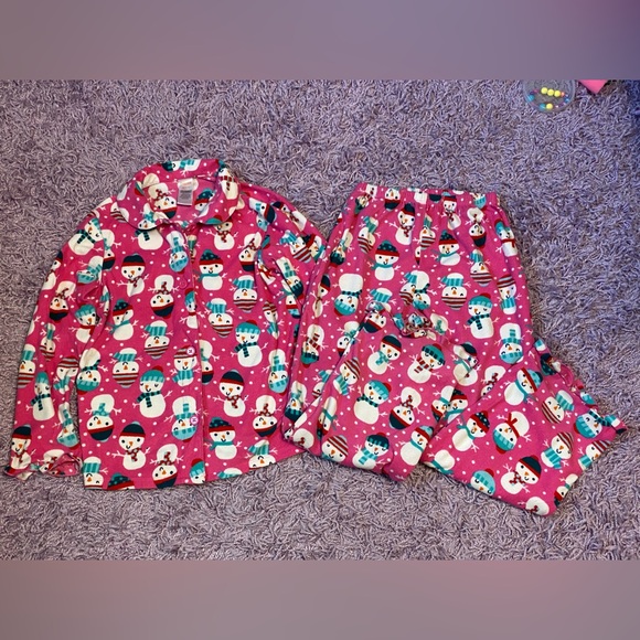 Gymboree snowgirl super soft 2 piece pajama set M 7/8 - Picture 5 of 16